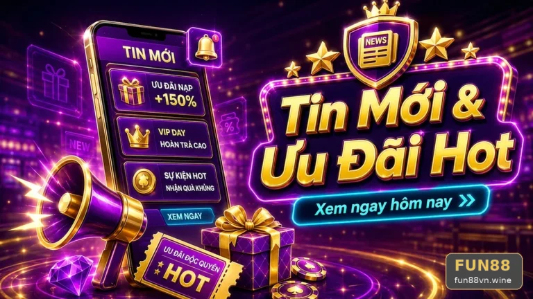 Ghi chú dòng thời hạn ưu đãi FUN88 giúp tránh lệch điều kiện nhận thưởng