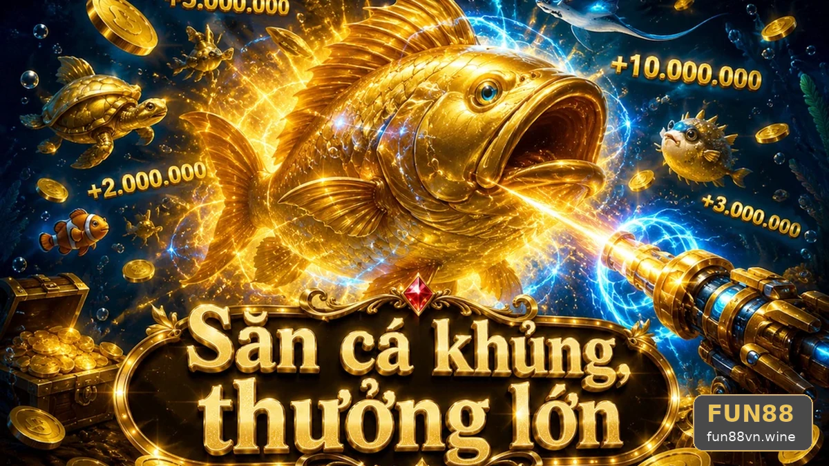 Gộp chung hiệu ứng bắn cá và vòng quay nổ hũ FUN88: Hiểu lầm tai hại